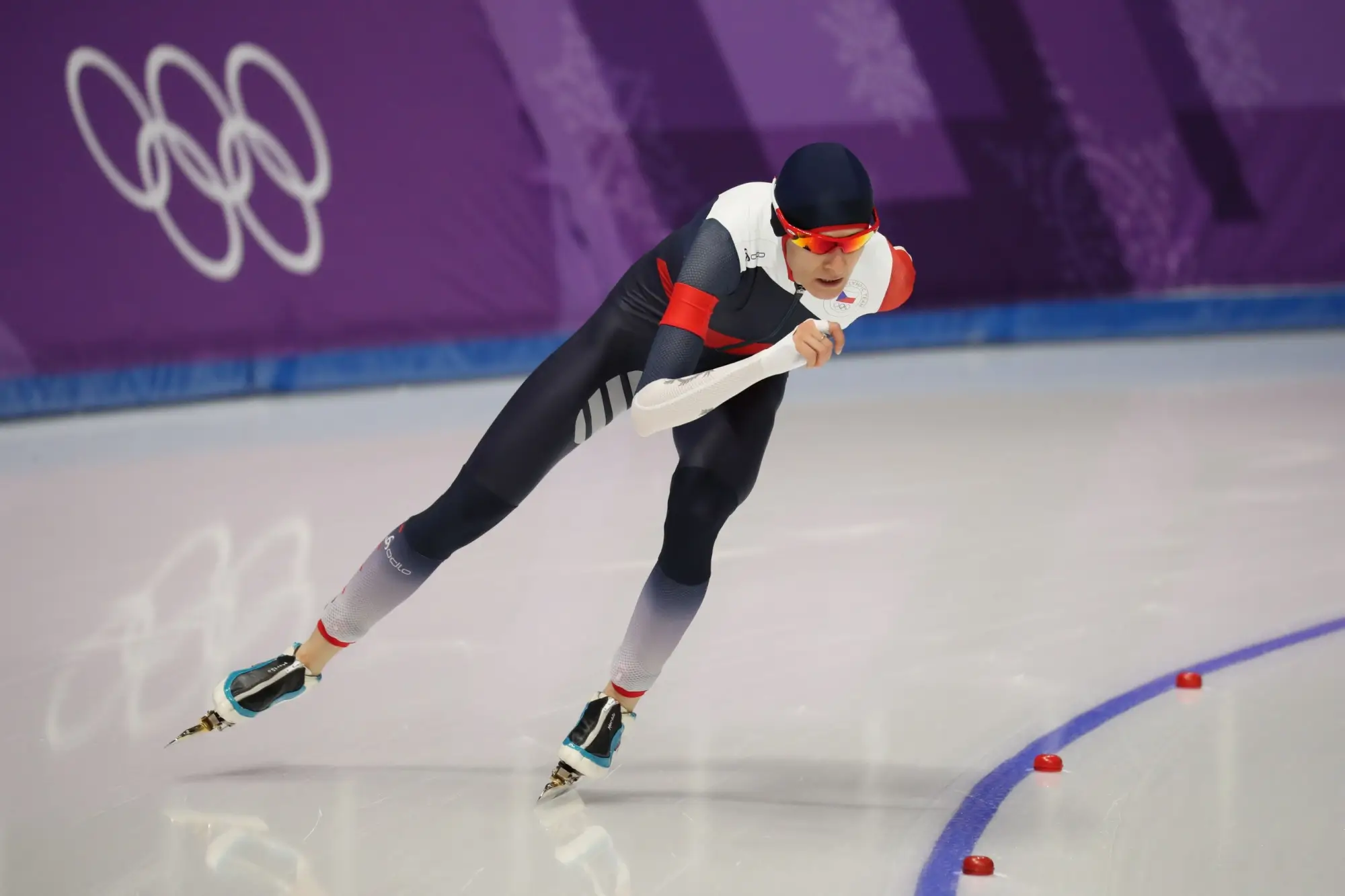 Martina Sáblíková při závodě