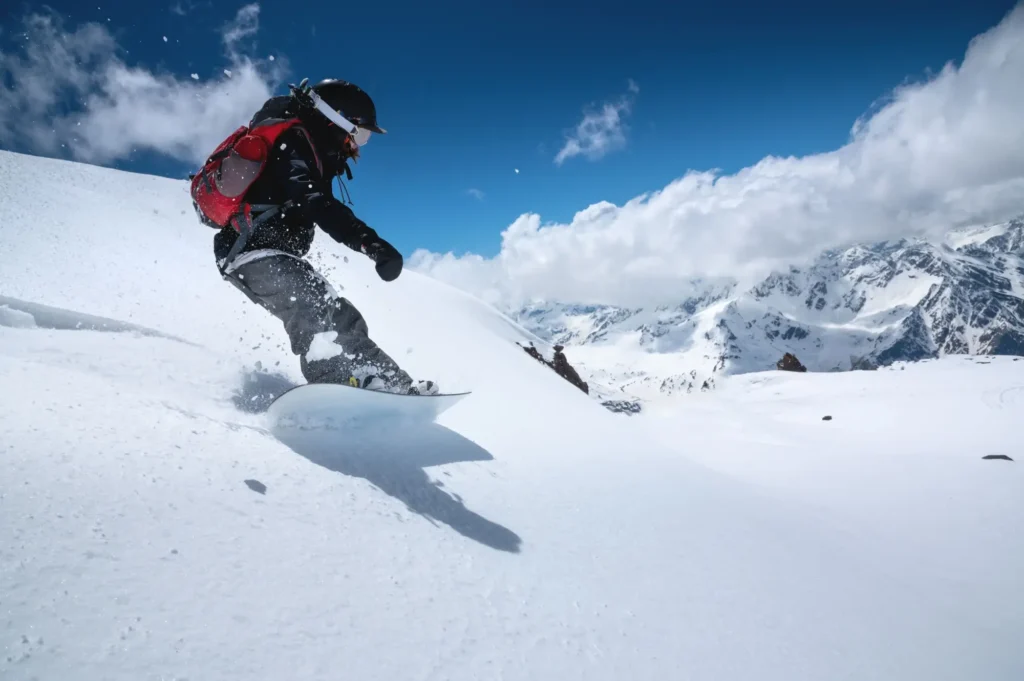 snowboarding