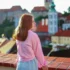 Žena v Českém Krumlově