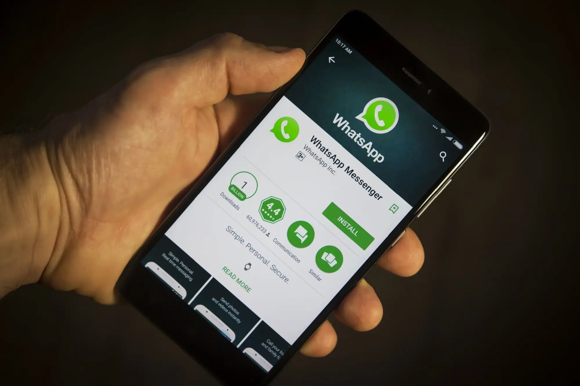 Aplikace WhatsApp na telefonu