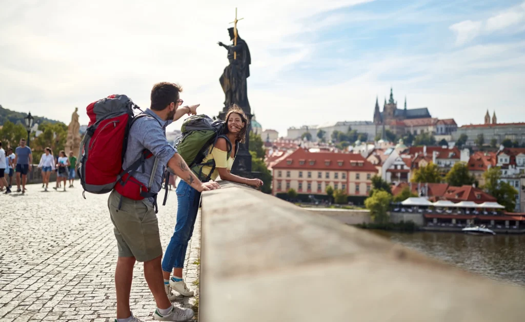Praha turisté