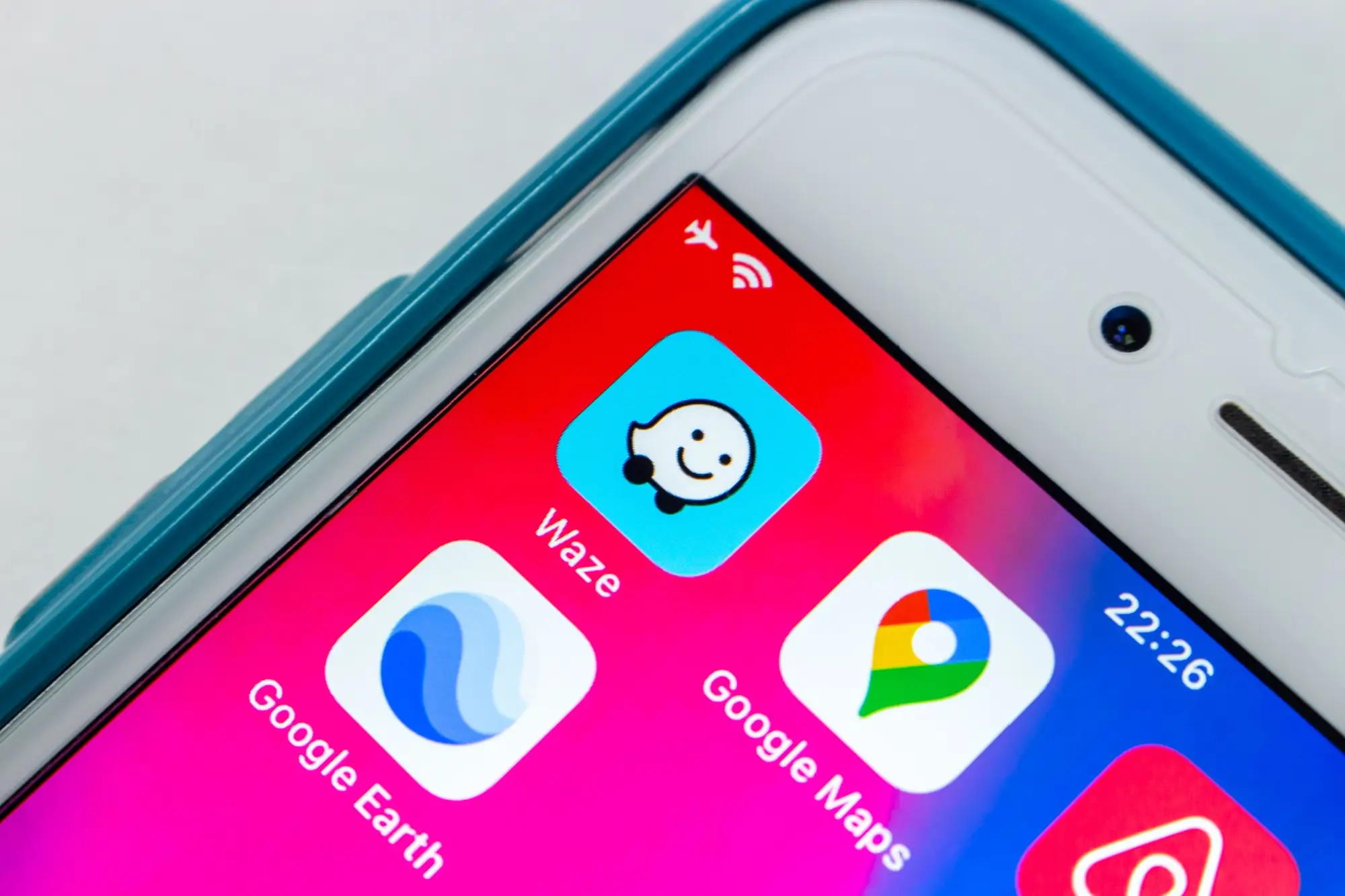 ikona aplikace Waze na mobilu