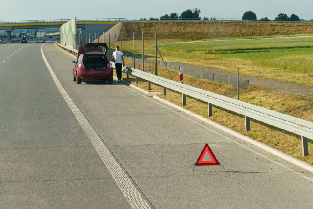 Auto na dálnici