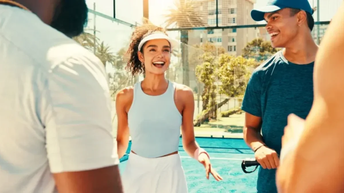 Žena nadšeně vypráví o novém sportu