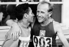 Emil Zátopek na archivní fotografii