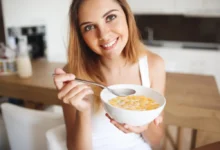 žena jí