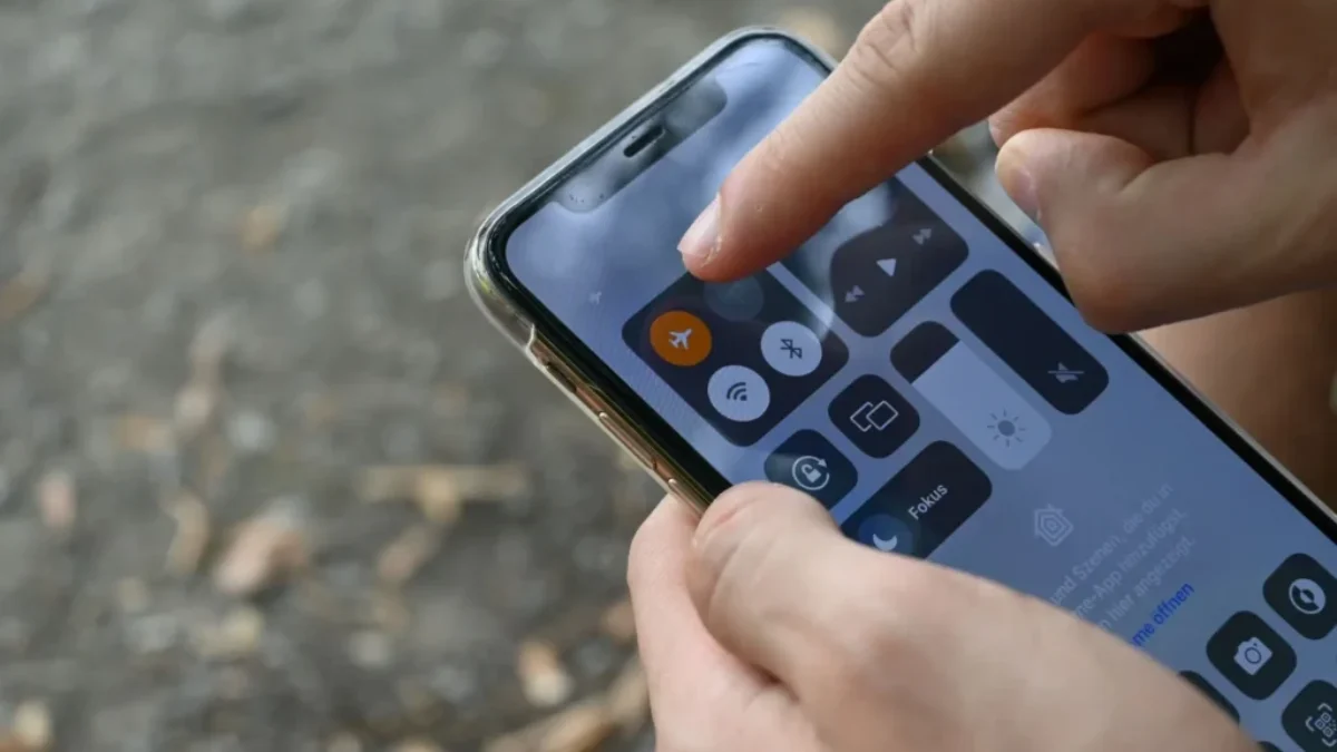 zapínání režimu letadlo na telefonu