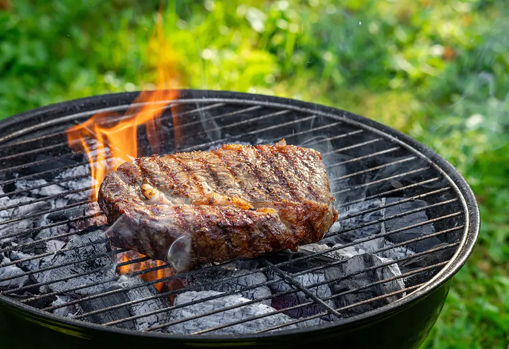 Přemíra červeného masa a soli zvyšuje Lvům krevní tlak a zatěžuje oběhový systém. - SportDeník hovězí maso na grilu
